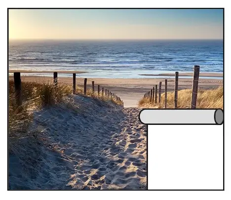 Selbstklebende Fototapete - ohne Kleister anbringen