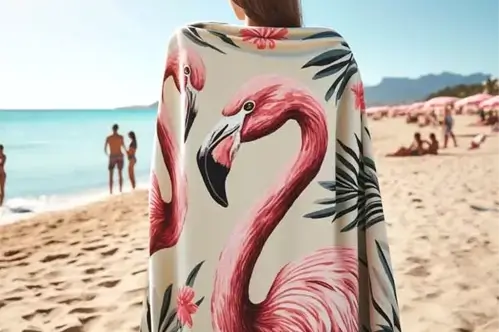 Strandlaken met foto