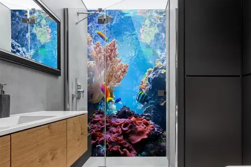 Plexiglas douchewanden