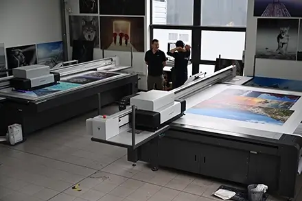 Swissqprint Nyala Drucktechnologie bei Nikkel Art
