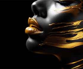 Gardinen Schwarz Gold