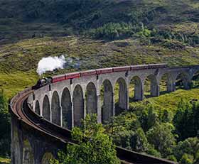 Foto auf Alu-Dibond Glenfinnan-Viadukt