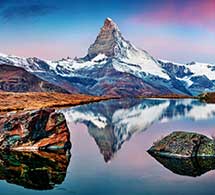 Selbstklebende Fototapete Berge