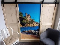 Plexiglas-Fotodruck von Schloss am Strand